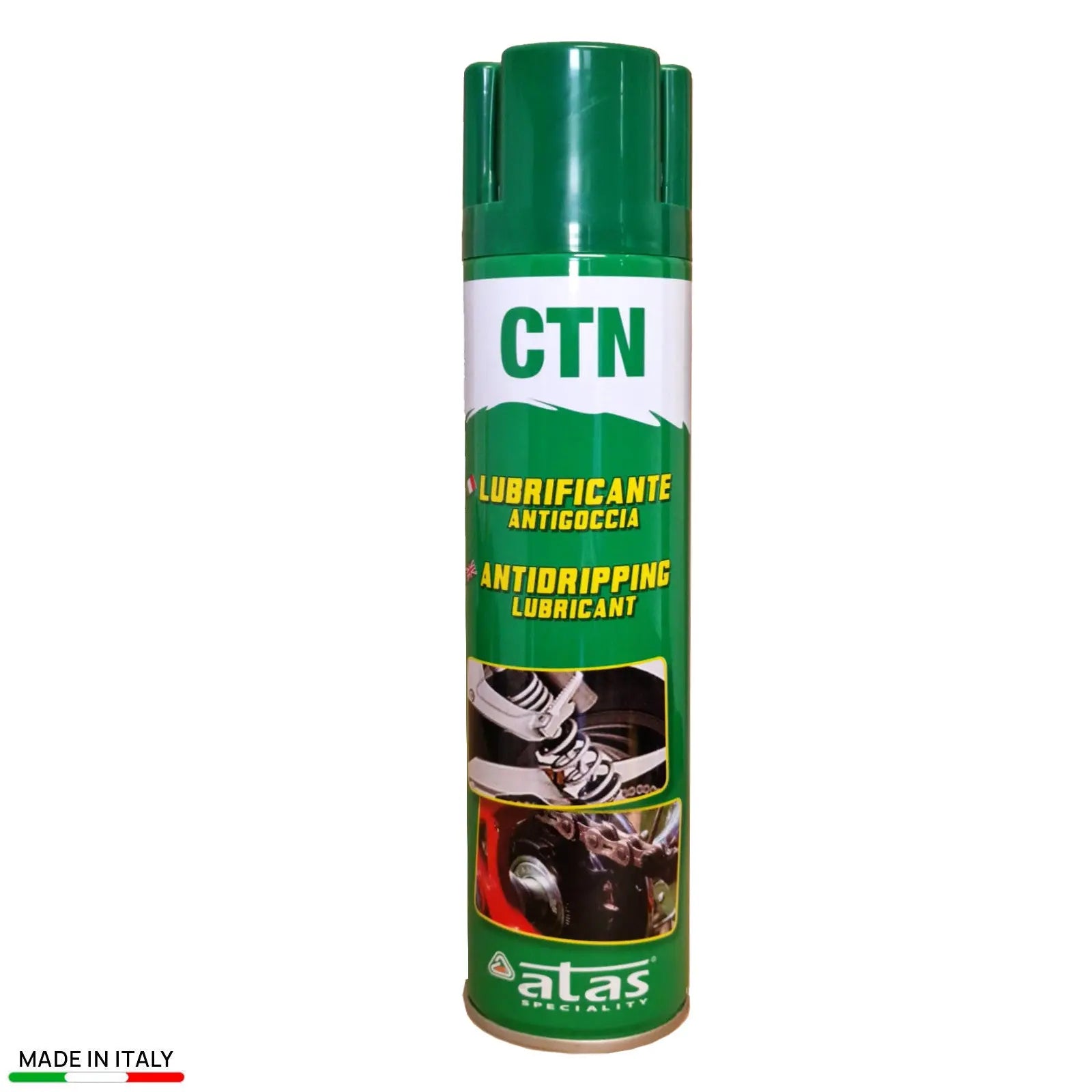 Lubrificante Antigoccia CTN Spray 400ml per Catene e Parti Metalliche - Resin Bike Care