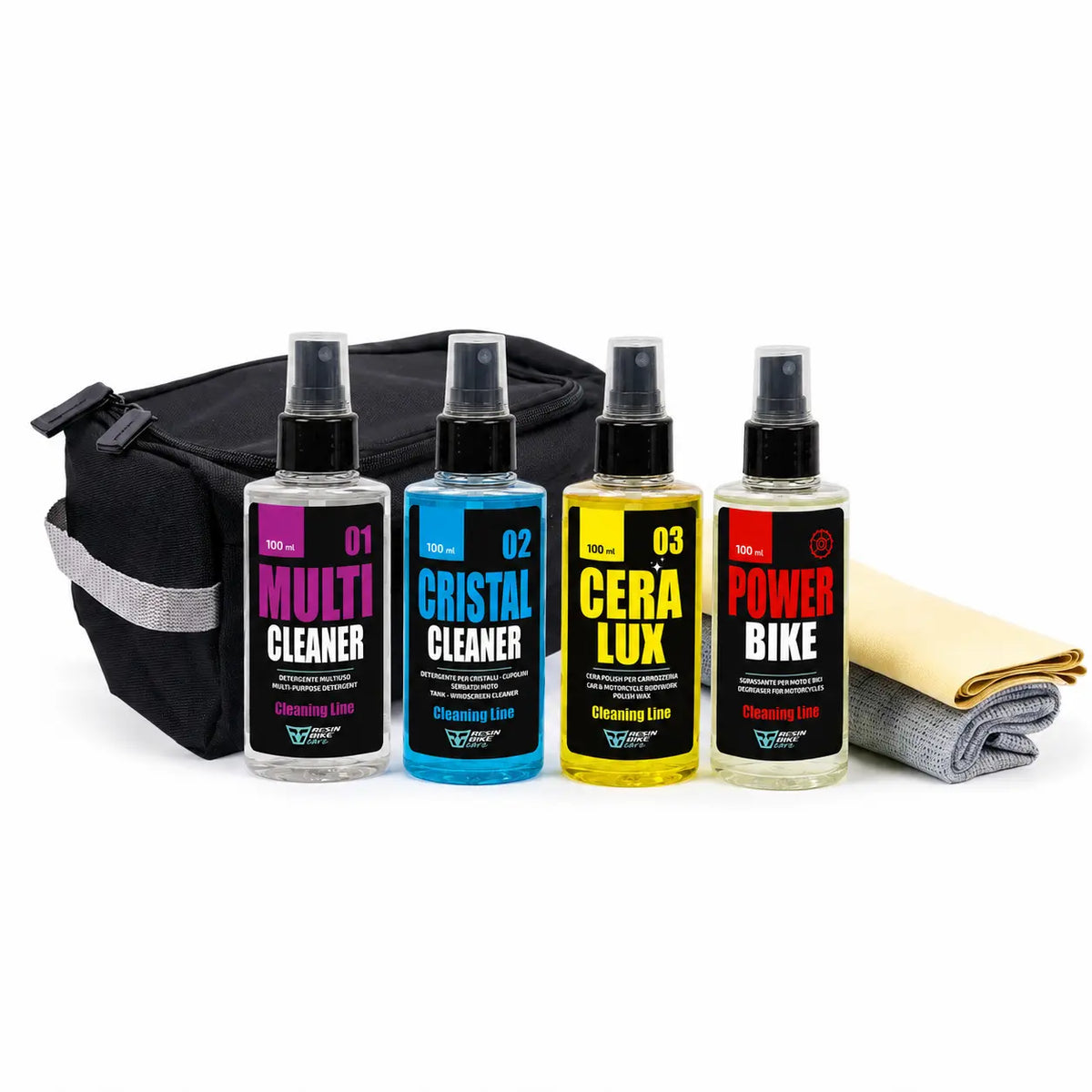 Travel Kit Deluxe - Pulizia, Sgrassaggio e Cera per Auto e Moto-18