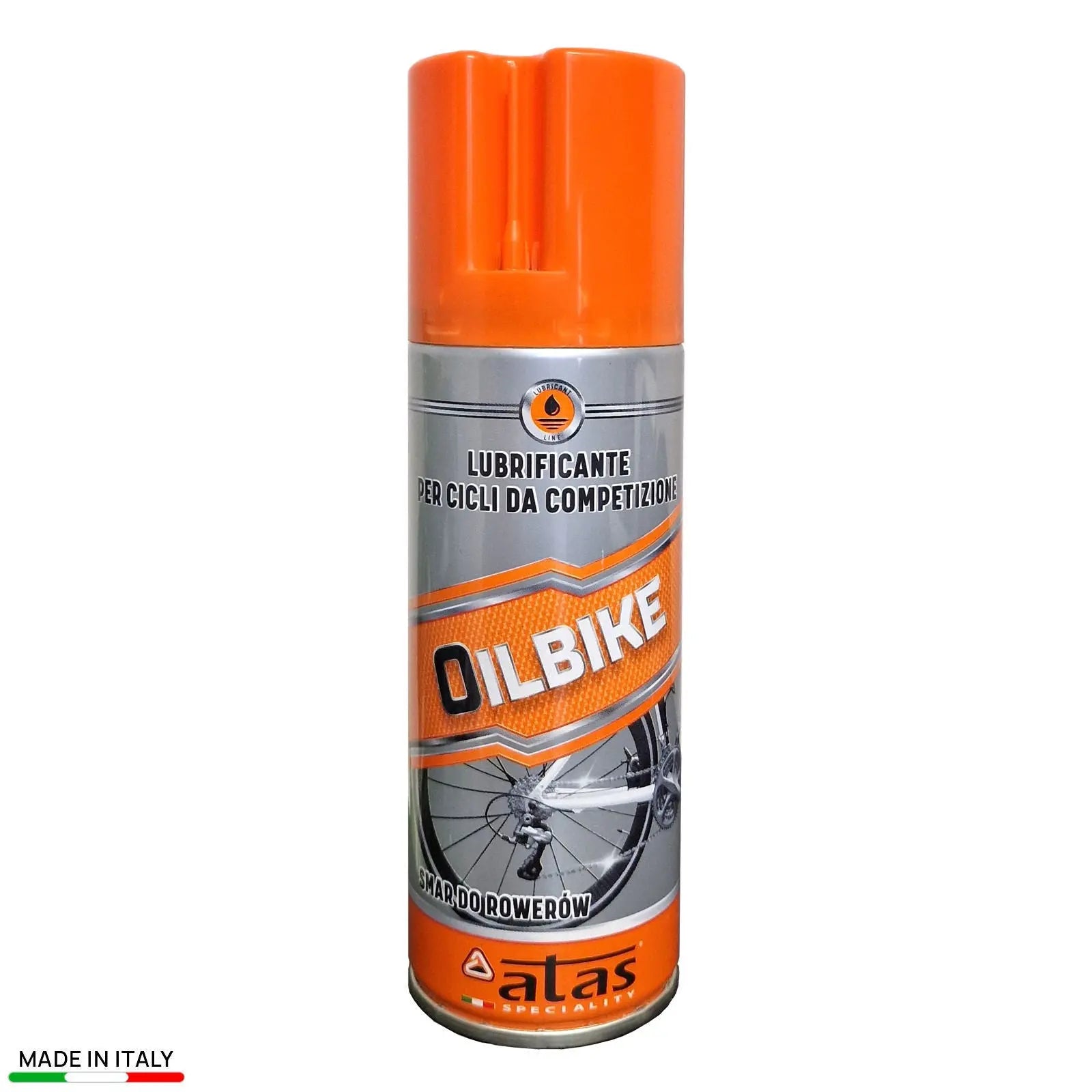 Lubrificante Catena OILBIKE Spray 200ml - Moto, Scooter, Bici e MTB - Resin Bike Care